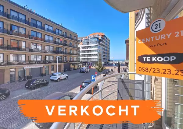 Gezellig appartement met zijdelings zeezicht