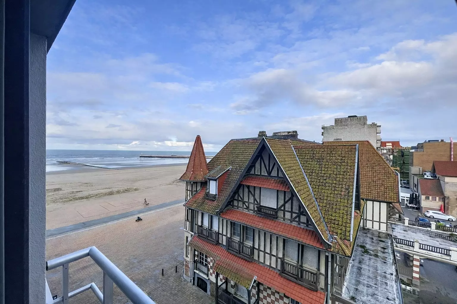 Appartement met zijdelings zeezicht te Nieuwpoort