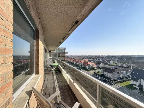 Ruime studio met fantastisch hinterlandzicht te Nieuwpoort-Bad.