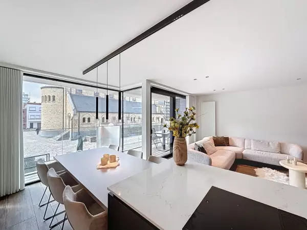 Appartement met zeezicht en zuidgericht terras te Nieuwpoort