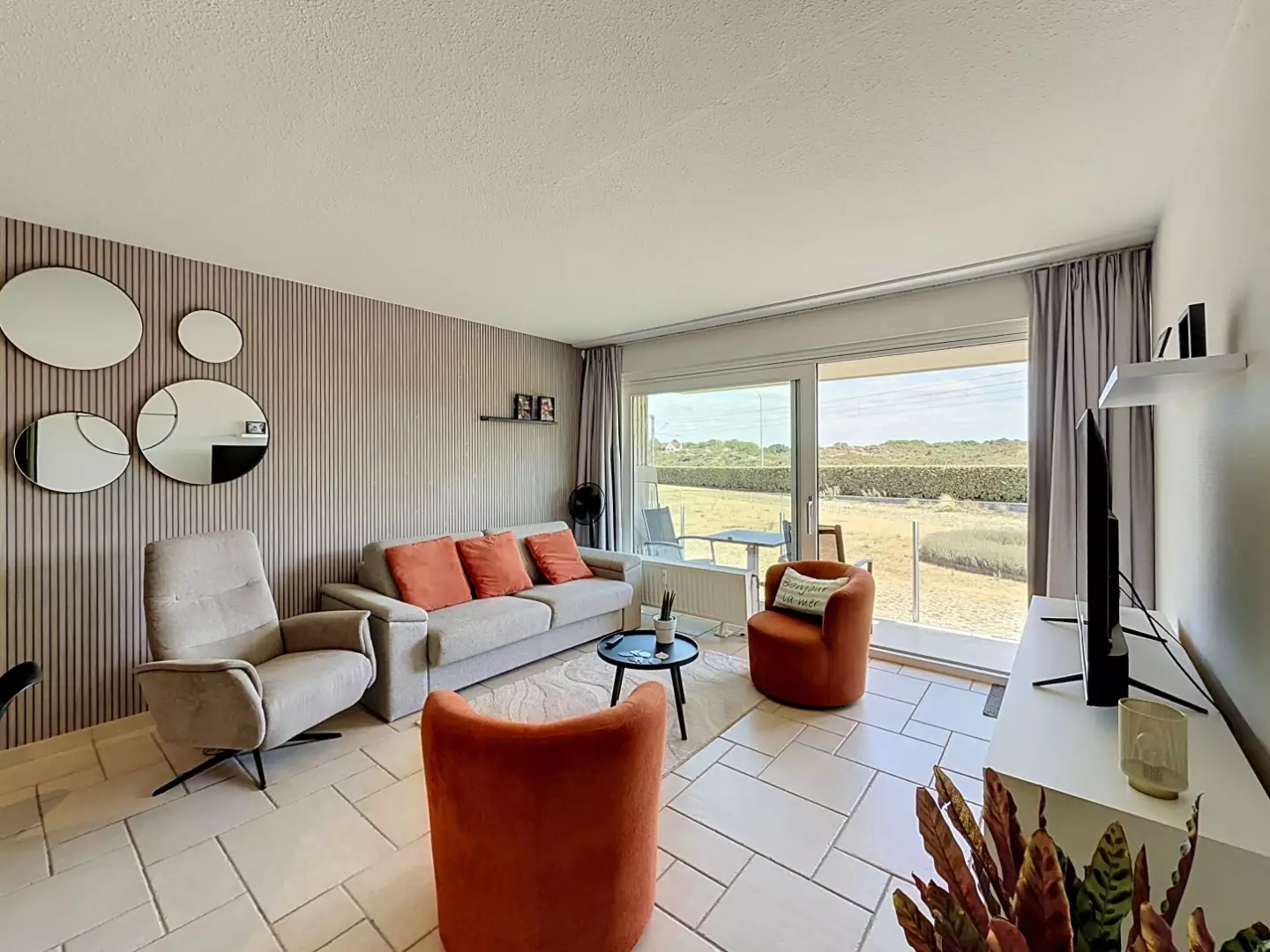 Appartement une chambre rénové et orienté sud à Nieuport-Bains