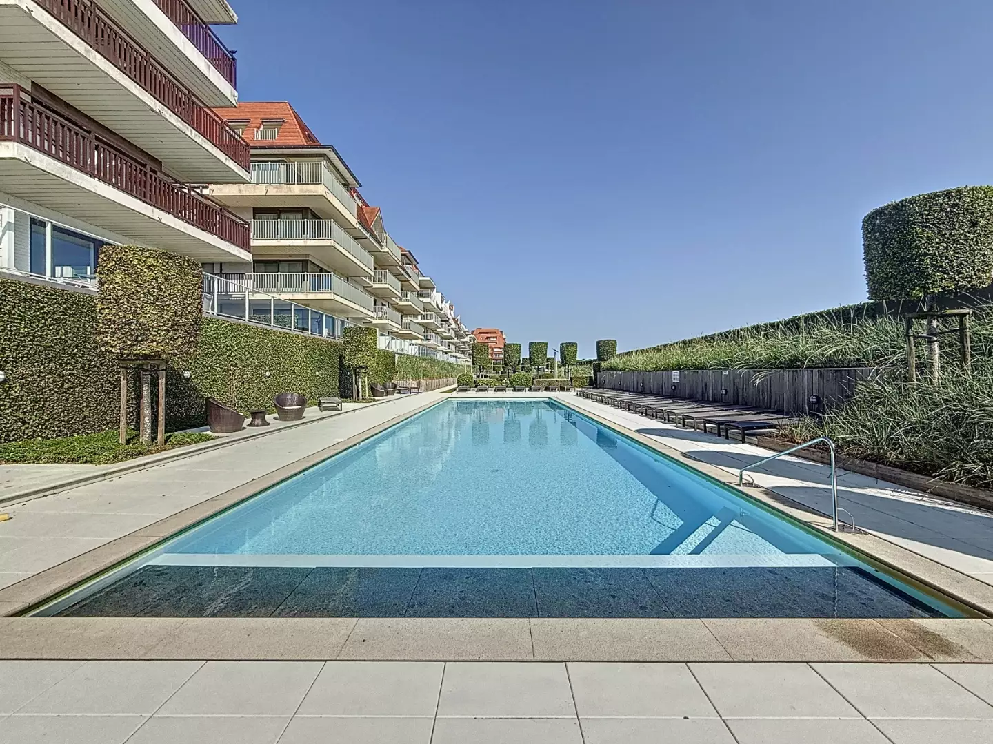 Duplex dakappartement met twee ruime terrassen op toplocatie aan het maritiem park te Nieuwpoort
