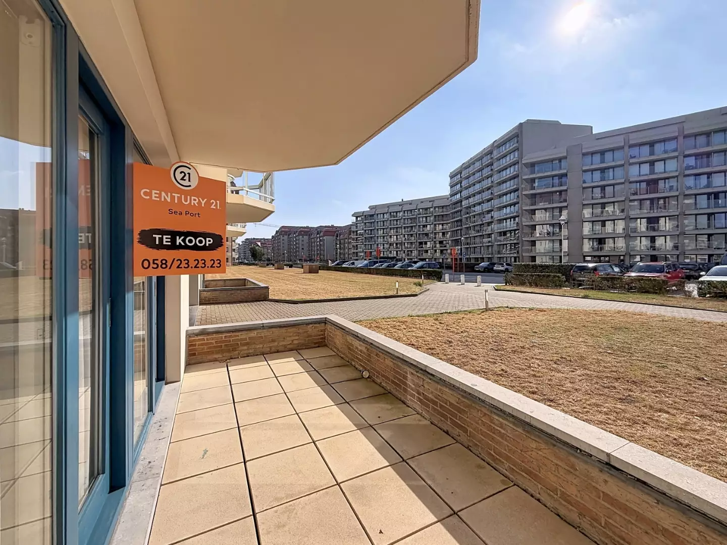 Appartement de type traversant avec deux terrasses à Nieuport-Bains