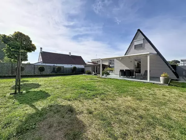 Mooie chalet met grote tuin in het vakantiedomein Dunepark
