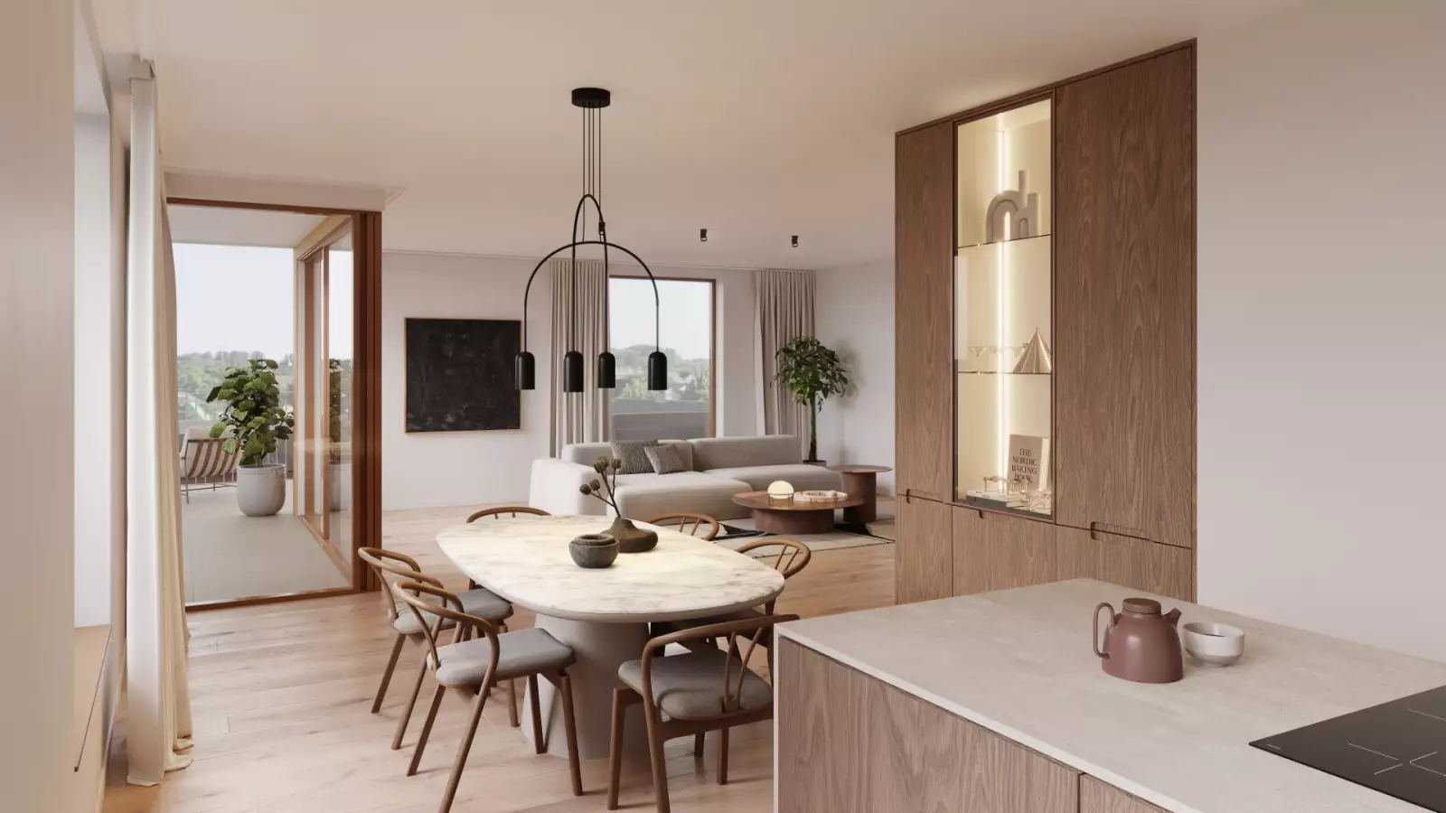 Appartement neuf avec 2 chambres et  terrasse à Nieuport